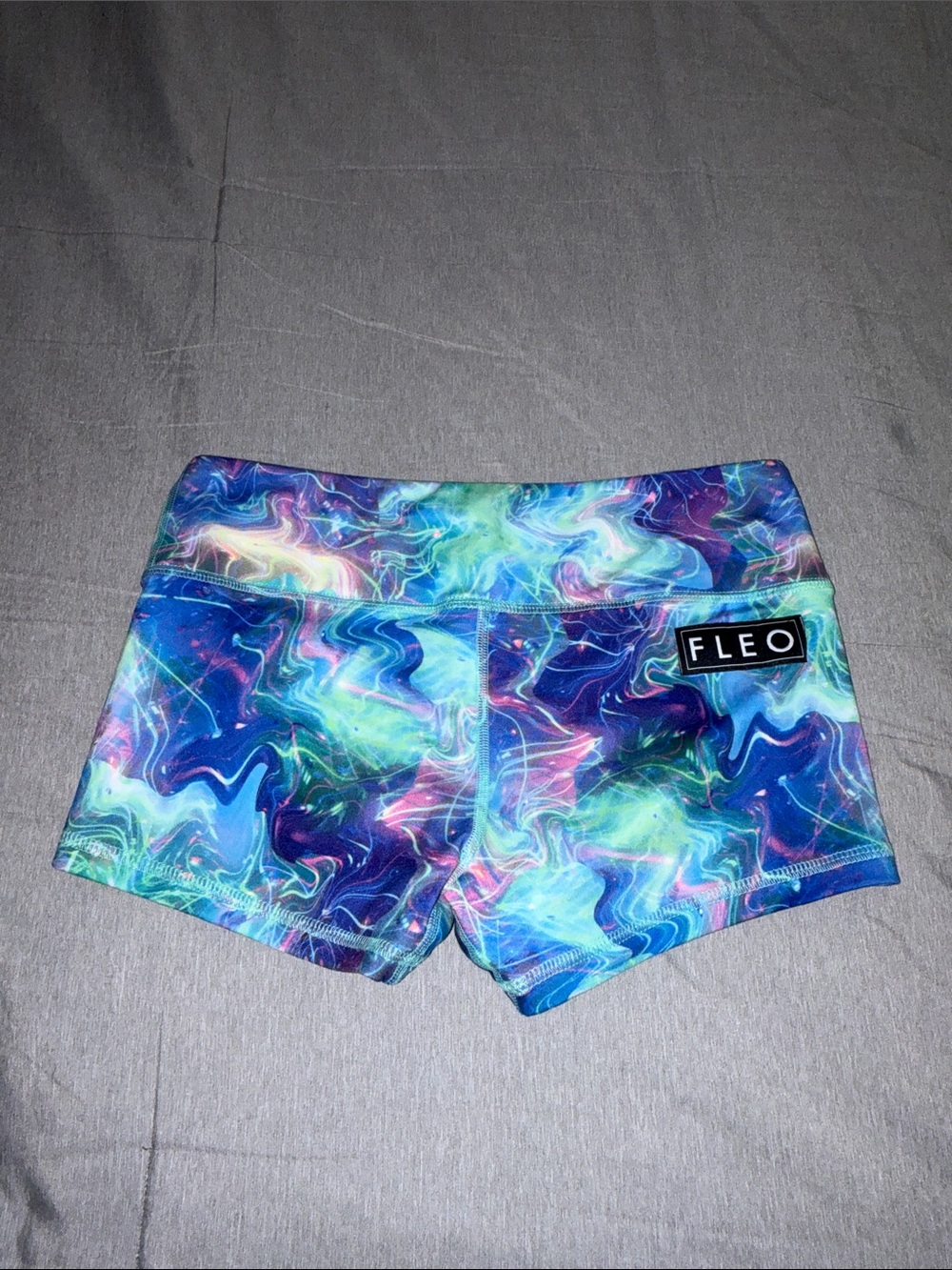 Fleo Galaxy Print Women's Performance Shorts - Multicolor - Picture 3 of 3